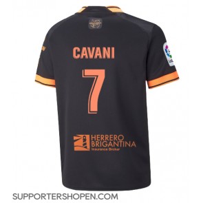 Valencia Edinson Cavani #7 Borta Matchtröja 2022-23 Kortärmad